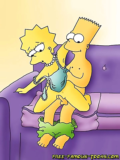 słynny bajki Bart i Lisa